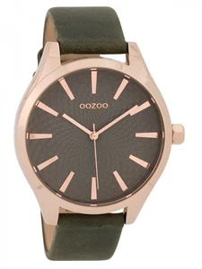 Oozoo Damenuhr mit Lederband 42 MM Rose / Taupe / Taupe C9688 - Bild 1 von 1
