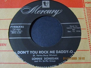 LONNIE DONEGAN & HIS SKIFFLE GROUP-DON'T YOU ROCK  ME DADDY-O-MERCURY - Picture 1 of 2