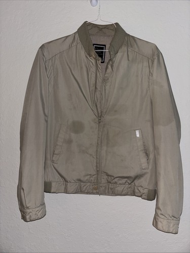 Christian Dior Monsieur Sport Giacca Bomber Uomo Vintage Marrone Taglia 40R
