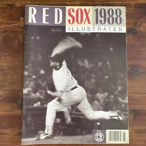 Vintage Boston Red Sox 1988 Illustrated Baseball Magazine Roger Clemens on Cover - Picture 1 of 3