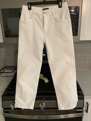 SIMPLY VERA VERA WANG Ladies' Sz 6 CROPPED PANTS/CAPRIS (white) EUC - Image 1 of 4