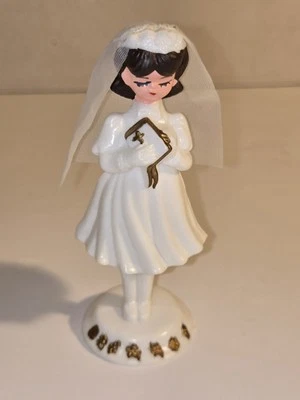 Toppers para pasteles Wilton vintage años 50 mi primera comunión 4 3/4" adorno para pasteles Hong Kong  Foto 1 de 4