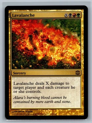 Magic The Gathering Alara Reborn Lavalanche #118/145 Foil MTG TCG CCG - Image 1 of 2