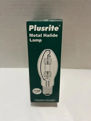 Plusrite MH175/U/MED, Metalldampflampe Glühbirne 175W mittlerer Sockel, ED17 - Bild 1 von 4