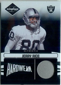 2006 Leaf Limited Hardwear Jerry Rice Authentic Game Worn Helmet 8/49 - Picture 1 of 2