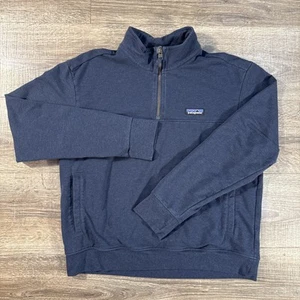 Patagonia Sweatshirt Damen Medium Navy 1/4 Zip Ahnya Pullover Outdoor Bio - Bild 1 von 14