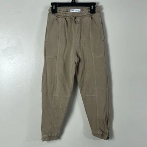 Zara joggers pants drawstring tan kids size 9 - Picture 1 of 6