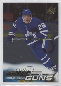 2022-23 Upper Deck Series 1 Young Guns Silver Foil Nicholas Abruzzese Rookie RC