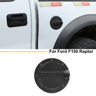 Carbon fiber Door Gas Fuel Cap cover trim Decal For 09-14 Ford F150 Accessories
