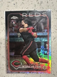 CHRISTIAN ENCARNACION-STRAND TOPPS CHROME MLB LOGOFRACTOR ROOKIE RC REDS 65 2024 - Picture 1 of 2