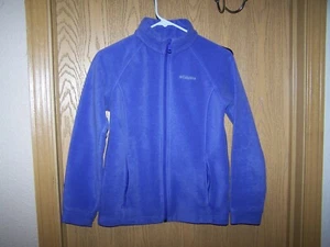 Columbia SPORTSWEAR FLEECE JACKET YOUTH LARGE 14-16 PURPLE - Picture 1 of 5