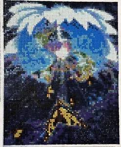 Mother Earth Abstract 3 Diamond Painting Ready to Frame - 10” x 8” - Picture 1 of 4