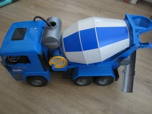 Bruder Betonmischer Blau/Weiß - Bild 1 von 4
