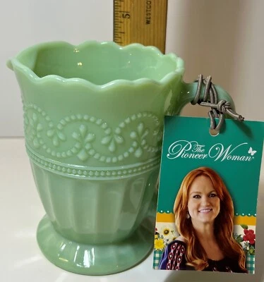 The Pioneer Woman Timeless Beauty/Creamer 2019 Jade 9.3 oz. - RETIRED - NEW - Image 1 of 4