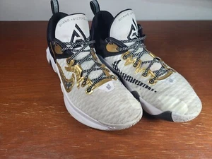 Nike Giannis Immortality Basketball Shoes White Gold CZ4099-100 Mens Size 13 - Picture 1 of 10