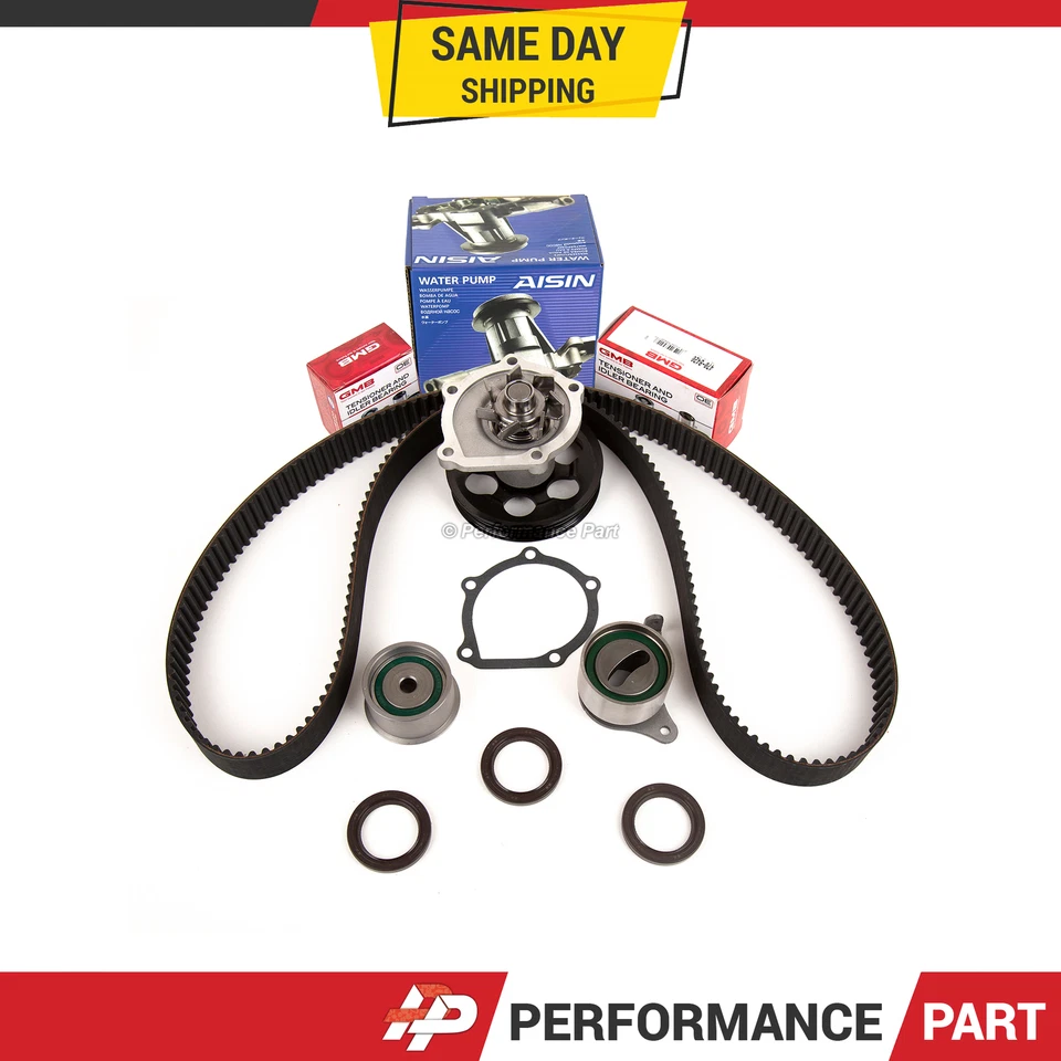 Kit de correa de distribución bomba de agua apta para Toyota Tercel 1.5L DOHC 16V 5EFE Foto 1 de 4