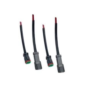 4x Heavy Duty Deutsch DT DTP Male/Female Adapters Connectors Pigtails Wiring uo - Picture 1 of 4