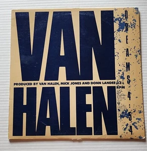 Vintage VAN HALEN ♫ Dreams ♫ Rare 1986 Warner Bros. Records Promo Vinyl Single - Picture 1 of 10