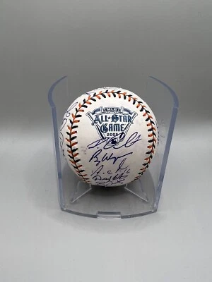 Liga Nacional Firmado 2005 Juego de Estrellas Béisbol MLB Autenticado 30 Autos Foto 1 de 4