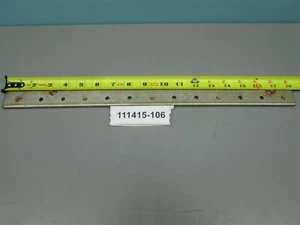 Westinghouse Drilled Copper Rectangle Bus Bar 18 1/8" long 2" Wide 1/4" Thick - Picture 1 of 2