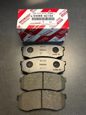 2002-2018 Toyota 4Runner Rear Genuine OEM Brake Pads 04466-AZ203 - Image 1 of 2