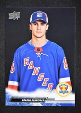 2022-23 Extended Series Base 1st Round Rookies #737 Braden Schneider - Rangers