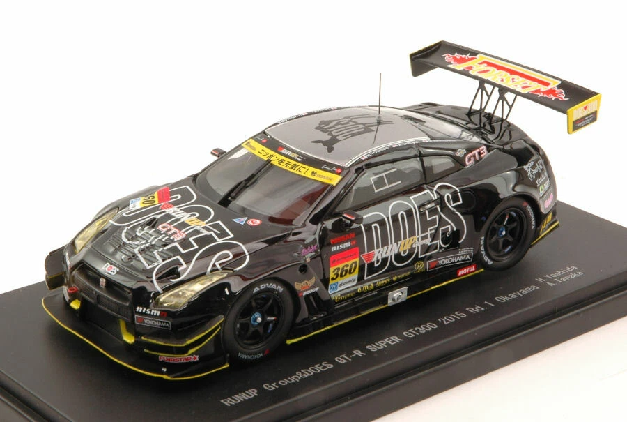EBBRO EB45293 NISSAN GT-R N.360 OKAYAMA SUPER GT300 2015 H.YOSHIDA-A.TANAKA 1:43 - Immagine 1 di 1