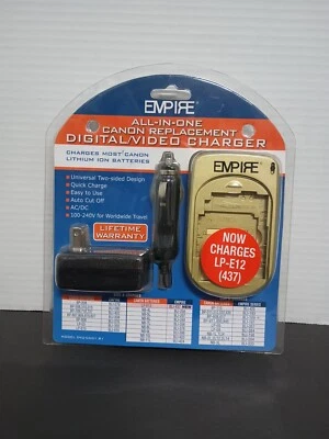 Empire All In One Canon Replacement Digital / Video Charger DVU-CAN 1 R1 Sealed  - Image 1 of 4