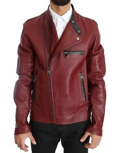 Dolce&Gabbana Leather Outer Shell Coats, Jackets & Vests 