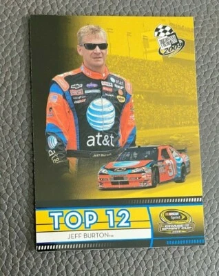 2009 Press Pass #113 Jeff Burton Top 12 card Nascar Sprint Cup Series - Image 1 of 2