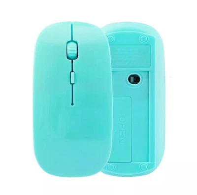 Mouse Raton inalambrico Optico para PC Lapto Computer Ultradelgado 2.4 GHz USB - Image 1 of 4