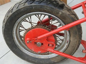 1969 Harley Davidson Sportster Ironhead Rear Wheel - Bild 1 von 7