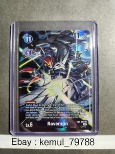 Digimon CCG Ravemon EX4-058 Alternative Art Alternative Being Booster - Picture 1 of 2