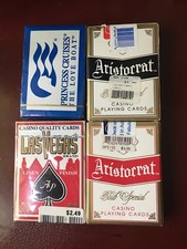 1970s Vintage Unopened Sealed 2 Deck Lot Riviera Las Vegas Casino Playing Cards