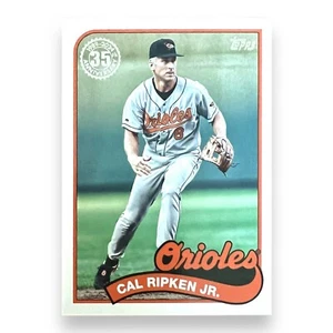 Tarjeta de Cal Ripken Jr 2024 Topps 35 aniversario 1989 #89B-88 Orioles MLB patio - Imagen 1 de 2