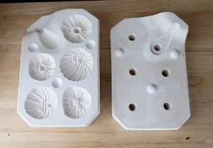 Vtg Coloramics PUMPKIN FACE MAGNETS #4160 Slip Casting Mold ©2001 - Picture 1 of 7