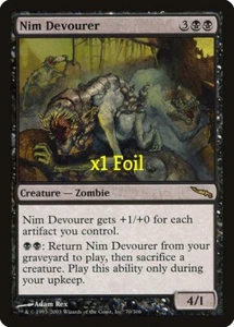MTG Foil Mirrodin MRD Nim Devourer MINT - Picture 1 of 1