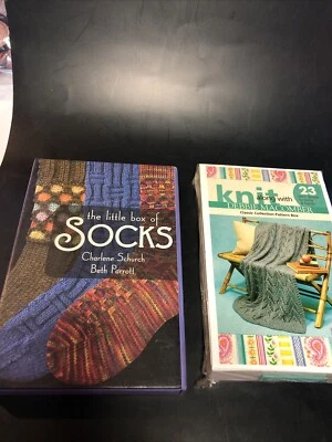 2 Awesome Box Sets of Knitting Patterns Unopened Laminated Cards Debbie Macomber - Image 1 of 4