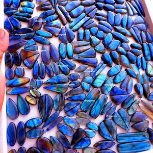 400 pairs lot Handmade Labradorite cabochon pair natural loose gemstone crystal - Picture 1 of 12