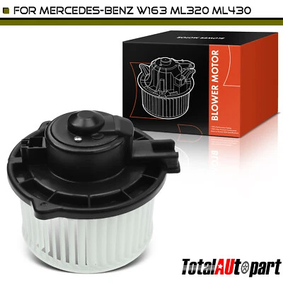 Conjunto de ventilador de motor soplador de aire acondicionado para Mercedes-Benz W163 ML430 1999 ML320 1998-1999 Foto 1 de 4
