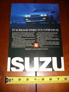 1986 ISUZU IMPULSE ORIGINAL AD - Picture 1 of 2