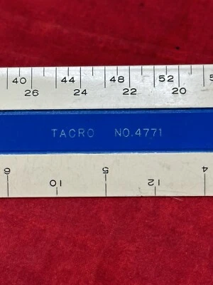 Tacro 4771 Drafting Ruler Made in JAPAN Architect VTG Tool - Image 1 of 4