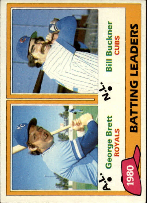 1981 TOPPS BASEBALL ASSORTED SINGLES U-PICK #1-284 - Image 1 of 1