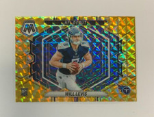 2023 Panini Mosaic Football Card ND-4 Will Levis Rookie Debut Yellow Reactive
