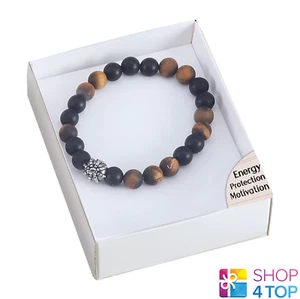 CRYSTAL Bracelet Tigre Eye lo scarabeo Énergie Motivation Protection Neuf - Photo 1 sur 2