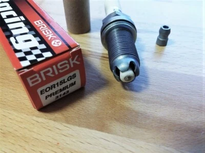 BRISK EOR15LGS Multipoint Upgrade Racing Spark Plugs Fits: Chrysler 300C 5.7 V8 - Image 1 of 4
