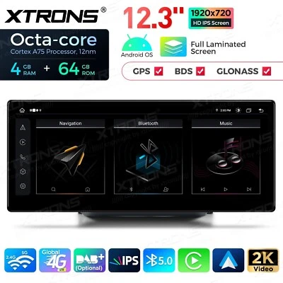 AUTORADIO ANDROID 4/64GB AUDI A1 2010-2018 STEREO AUTO TOUCH 12.3" GPS XTRONS - Immagine 1 di 4