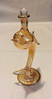 2 Botellas de Perfume Nuevas, Egipcias Hechas a Mano, Vidrio Soplado. Foto 1 de 2