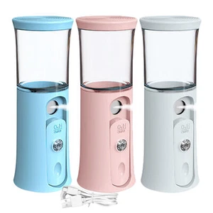 Face Steamer Nano Facial Mister Hydrating Handheld Rechargeble Cool Mist Sprayer - Picture 1 of 15