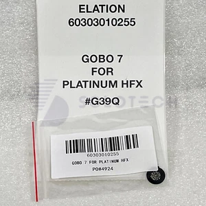 ELATION 60303010255 GOBO 7 FOR PLATINUM HFX – #G39Q - Picture 1 of 3